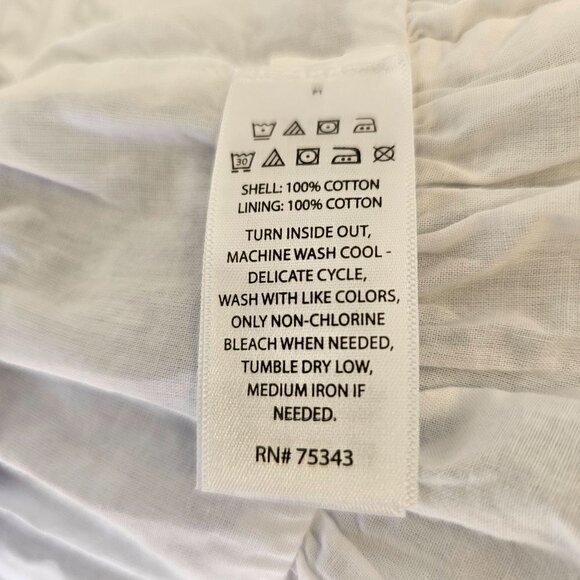 Tahari Baby Ruffled Sundress Blue White Stripe White Cotton Petticoat 3-6Mo - Picture 9 of 10